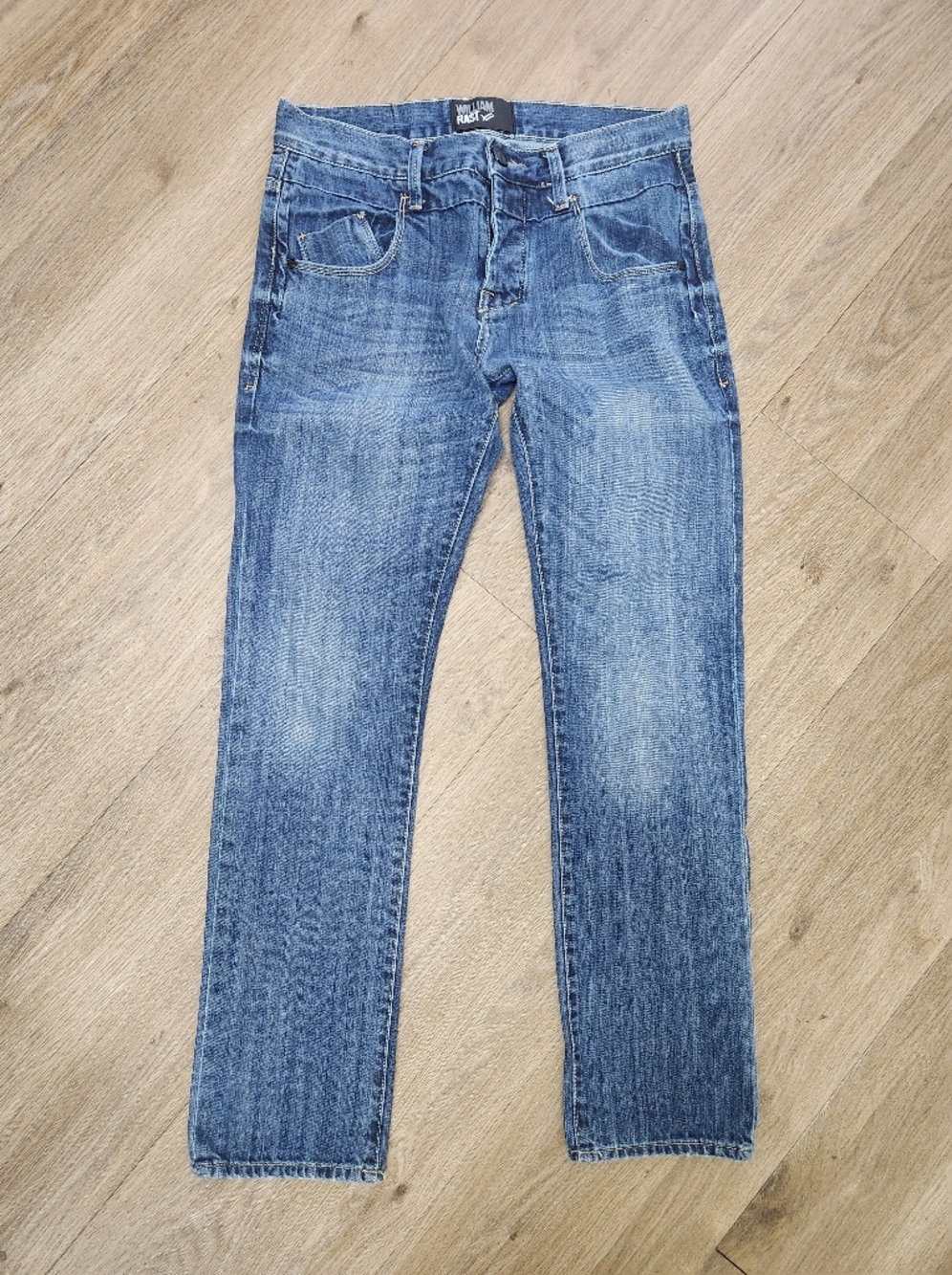 William Rast Men's Tapered Jeans 30x32 Medium Wash Button Fly